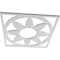 Ekena Millwork Blume Architectural Grade PVC Pierced Ceiling Medallion, 24"OD x 8 3/8"ID x 3/4"P, Unfinished CMPP24BL - alternate 5